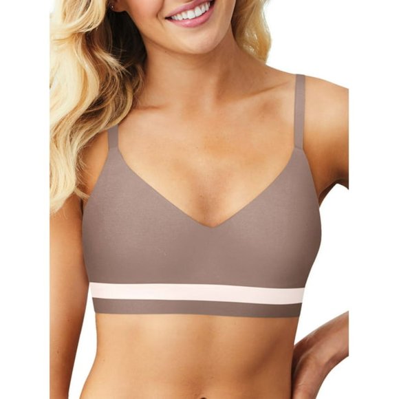 Hanes Other - NEW Hanes ComfortFlex Fit Wireless Full-Coverage T-Shirt Bra Dark Pink